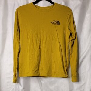 The North Face long sleeve t-shirt, mustard color